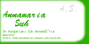 annamaria suh business card